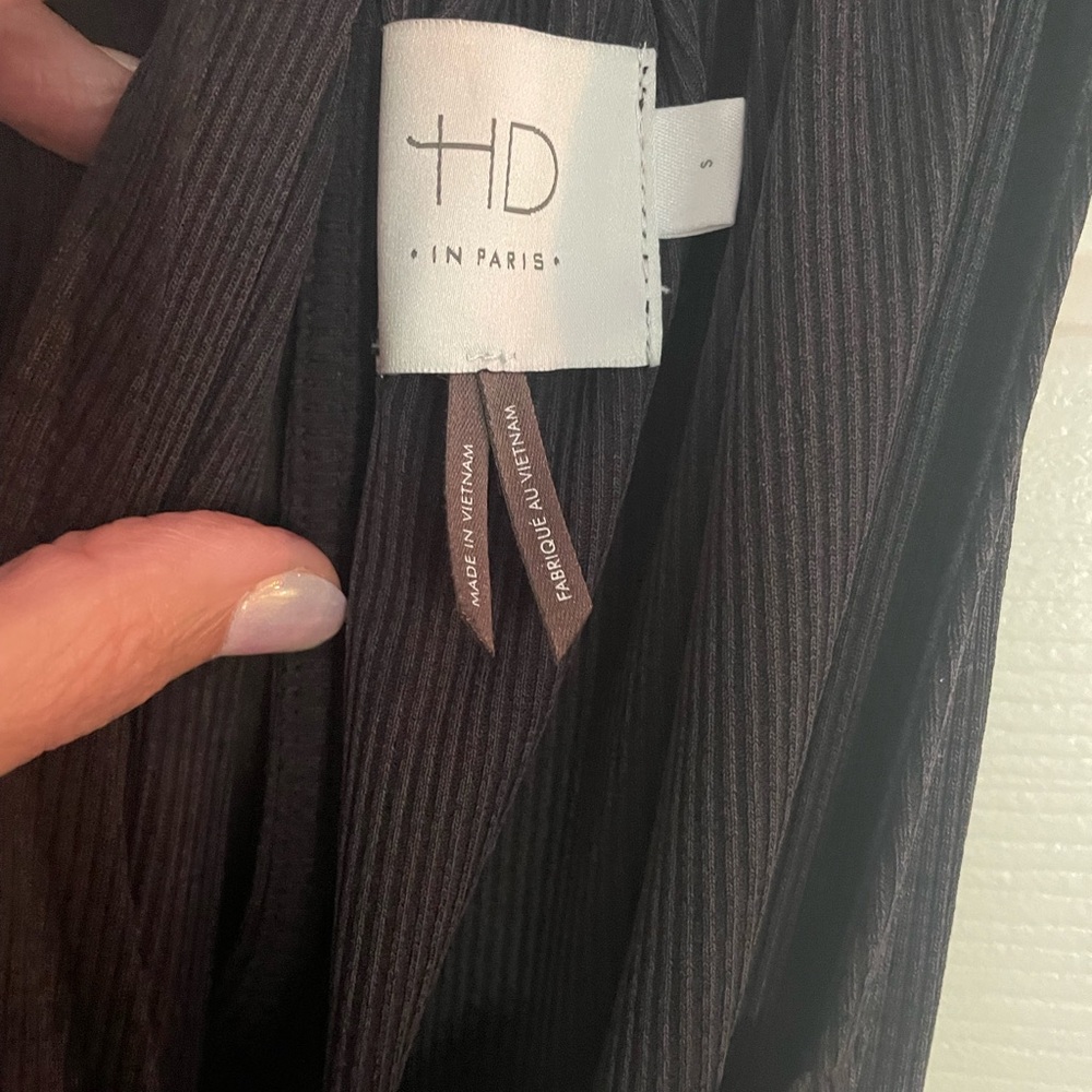 Anthropologie HG in Paris black jumpsuit - Picture 3 of 7